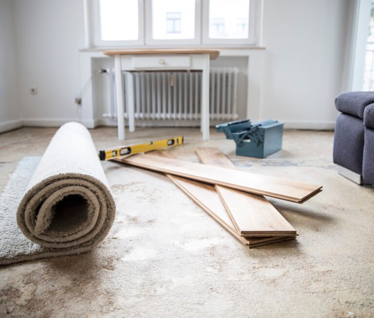 Renovation of a living room